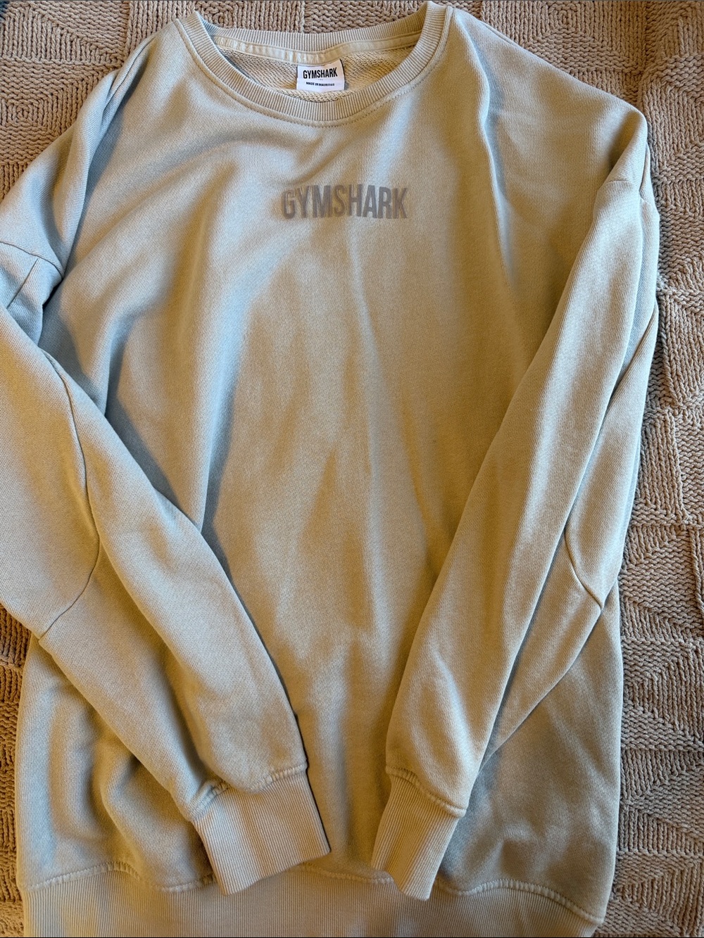 Gymshark Men's Crewneck Sweatshirt in Sage Green